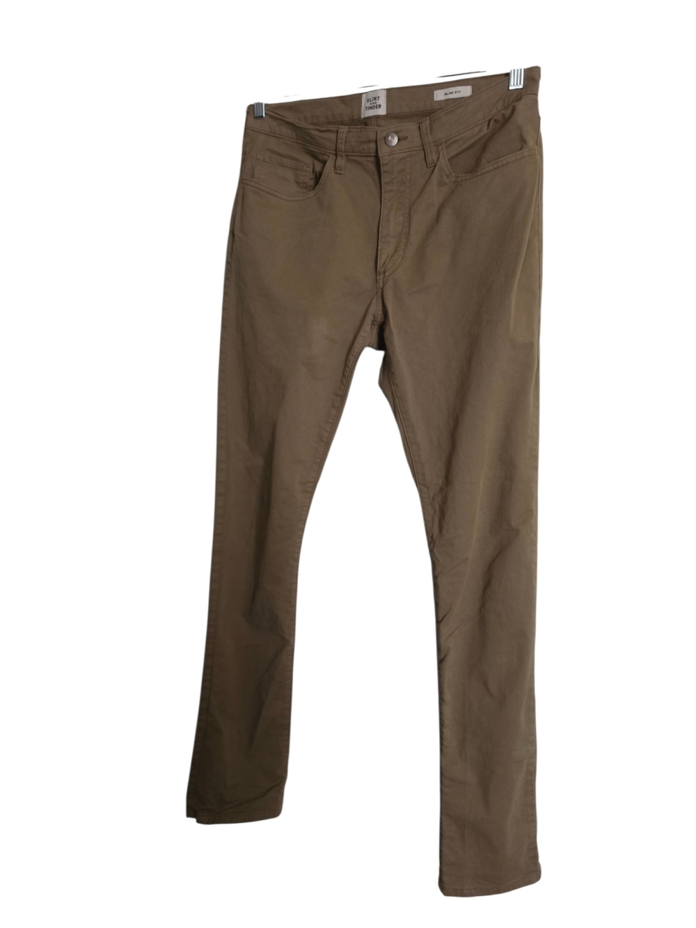 Flint and Tinder 365 Men's Tan Slim Fit Pants Sz 32 X 34.